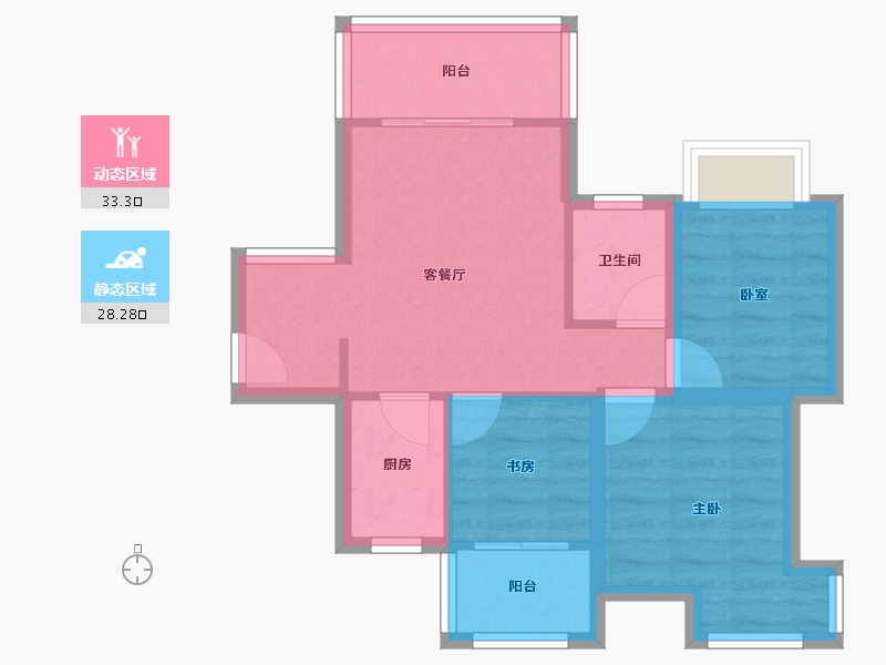 广东省-深圳市-聚龙苑-54.09-户型库-动静分区