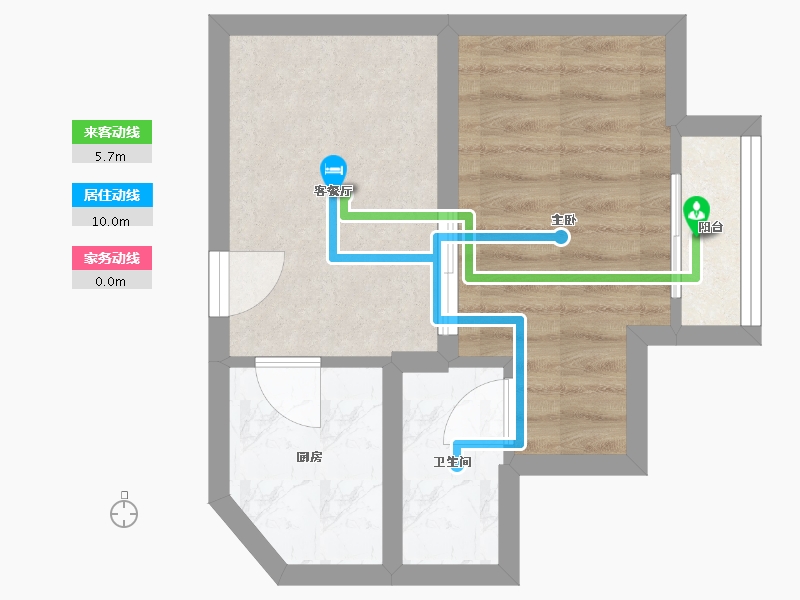 广东省-深圳市-TATA公寓-30.73-户型库-动静线