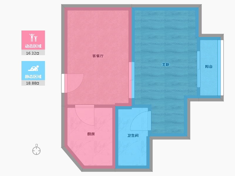 广东省-深圳市-TATA公寓-30.73-户型库-动静分区