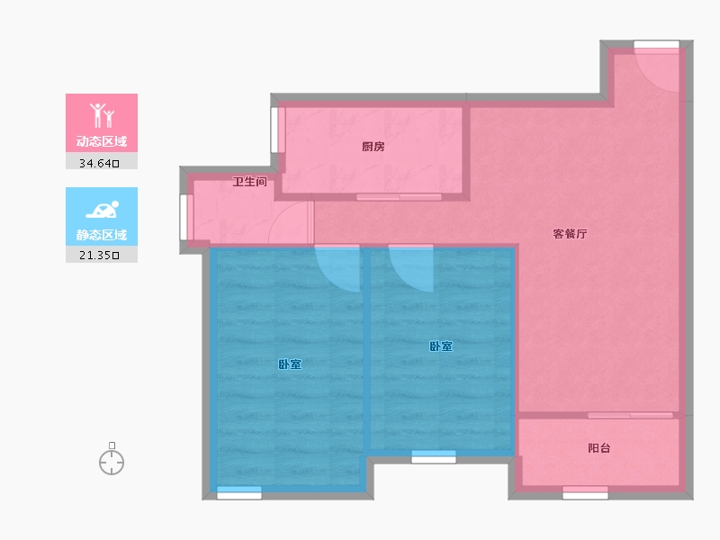 广东省-深圳市-合正汇一城-50.28-户型库-动静分区