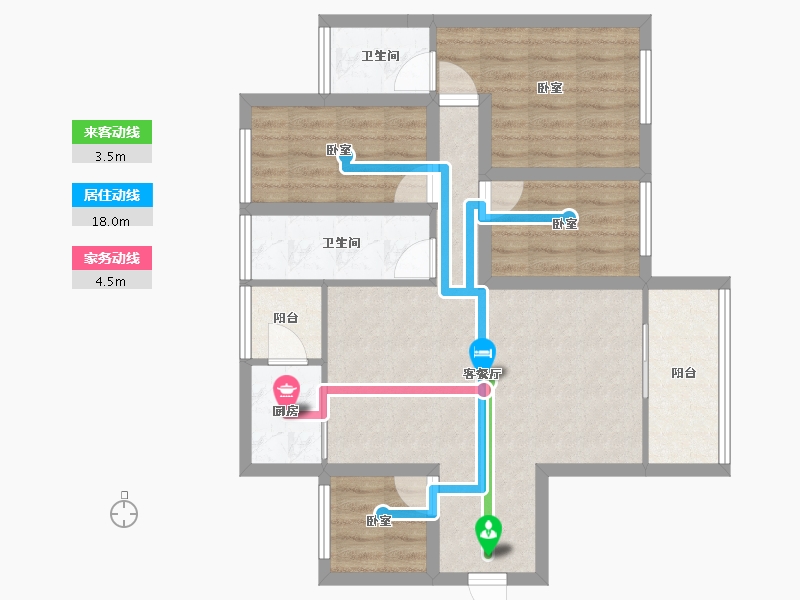 广东省-深圳市-金汐府小区-76.25-户型库-动静线