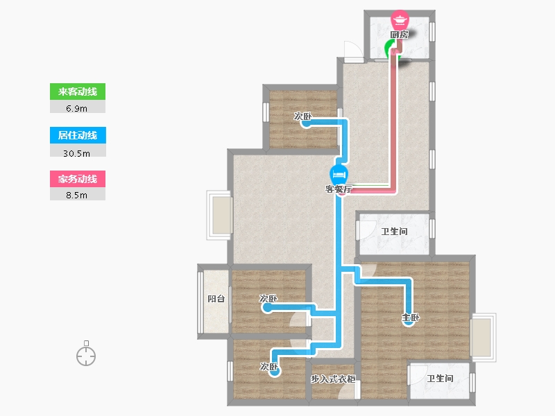 广东省-深圳市-合正汇一城-110.42-户型库-动静线