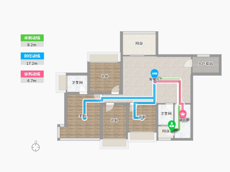 广东省-深圳市-文峰华庭-99.58-户型库-动静线