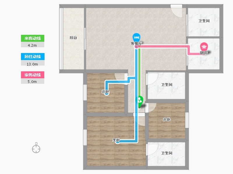 广东省-深圳市-锦绣江南一二三期-82.08-户型库-动静线