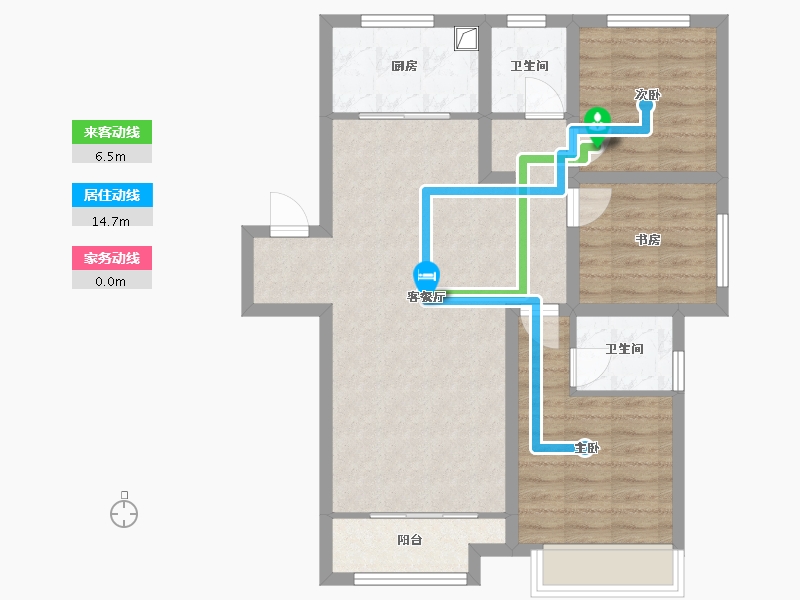 山东省-菏泽市-建邦中央公园-86.91-户型库-动静线