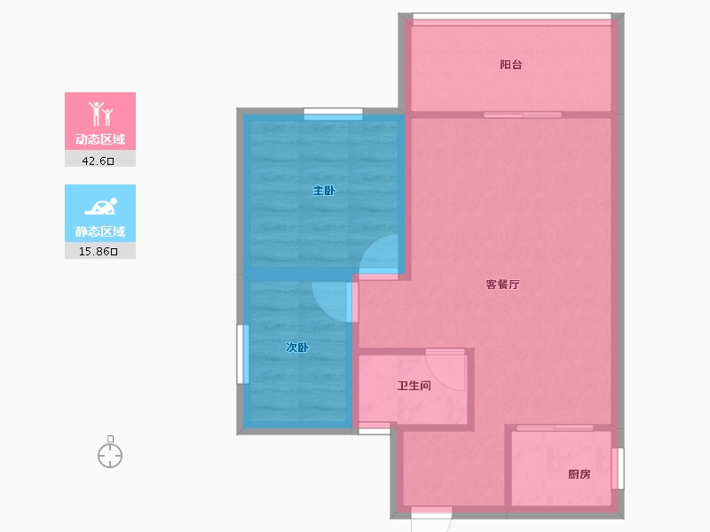 广东省-深圳市-横岗花半里-51.96-户型库-动静分区