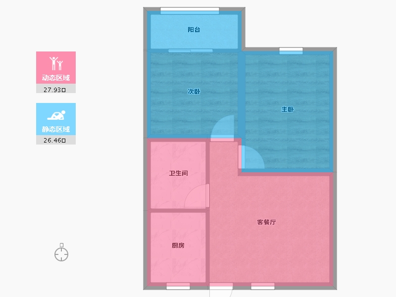 广东省-深圳市-新鹏苑-48.04-户型库-动静分区