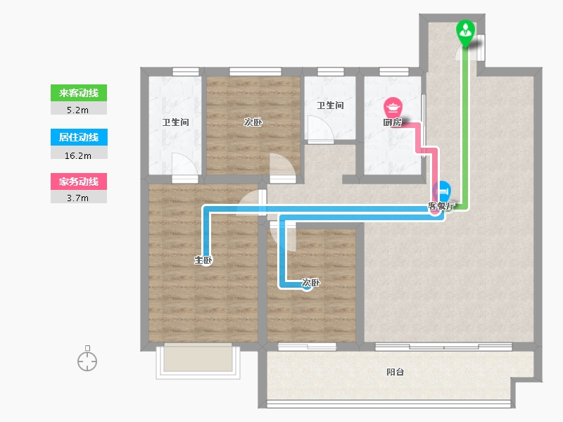 陕西省-西安市-泰发祥-97.13-户型库-动静线