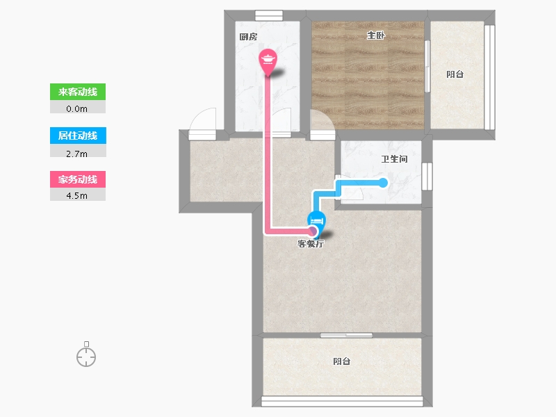 广东省-深圳市-名居绿海名居-35.99-户型库-动静线