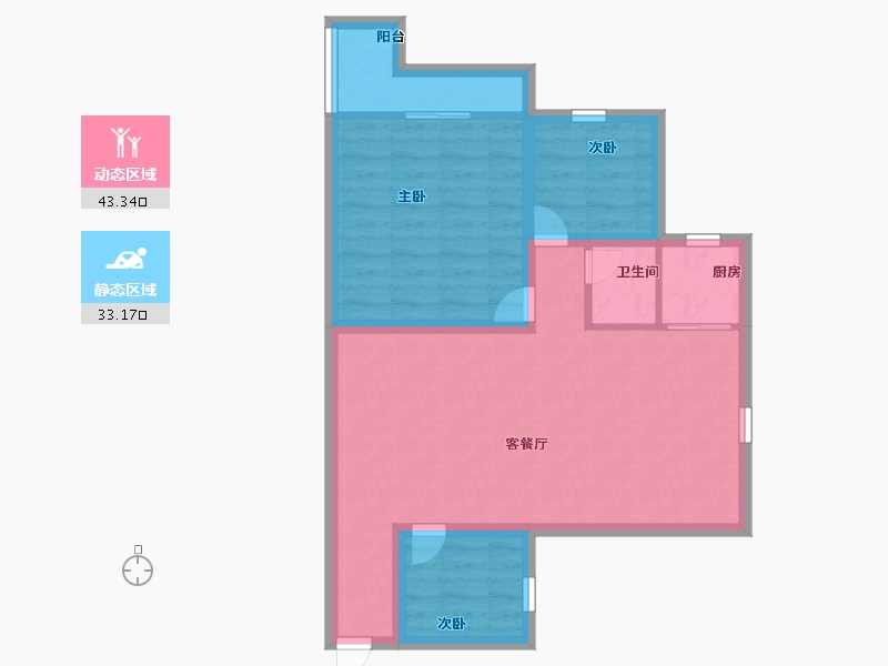 广东省-深圳市-嘉华花园西区-68.00-户型库-动静分区