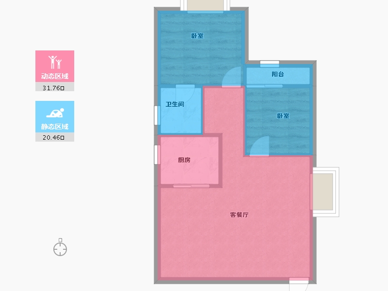 广东省-深圳市-穗丰苑-47.00-户型库-动静分区