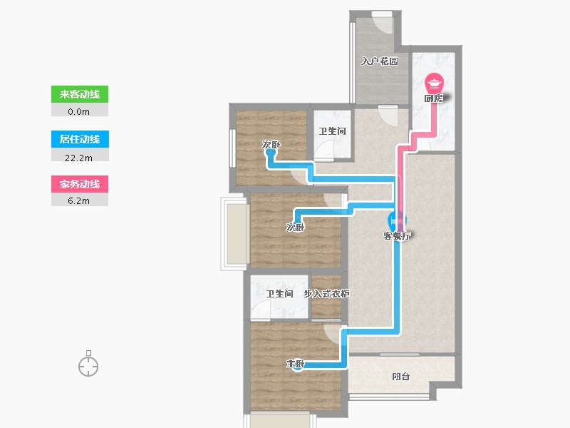 广东省-深圳市-南航明珠花园-90.97-户型库-动静线