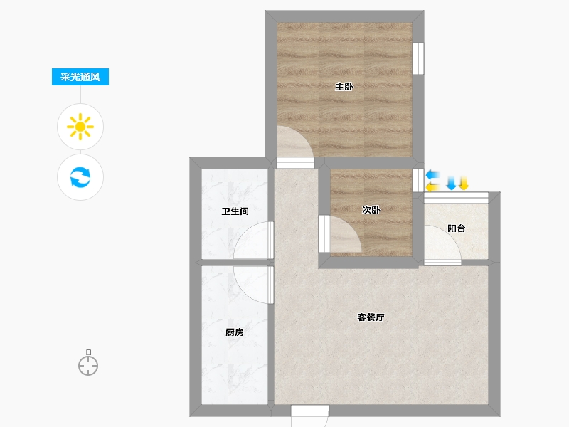 广东省-深圳市-振业天峦-36.00-户型库-采光通风