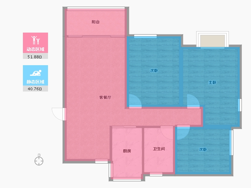 广东省-深圳市-融湖中心城(一期)-82.91-户型库-动静分区