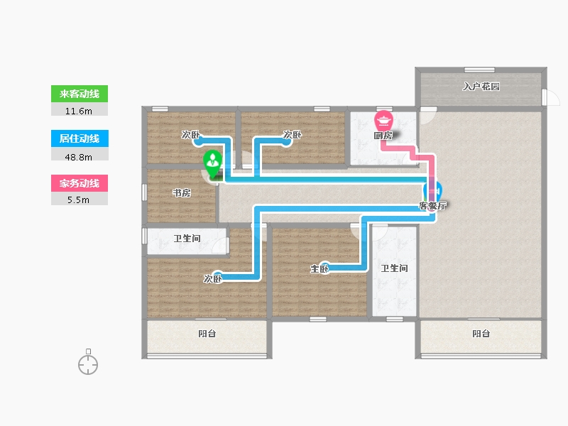 广东省-深圳市-阅山华府-204.40-户型库-动静线