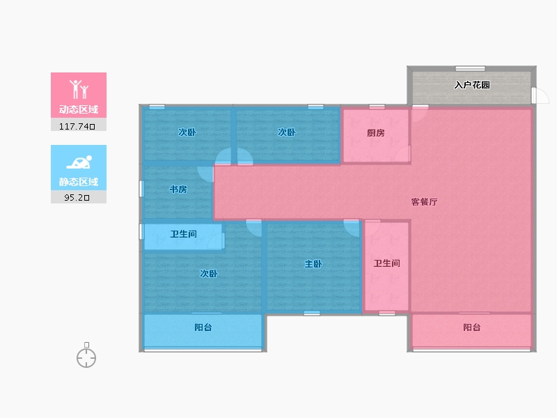 广东省-深圳市-阅山华府-204.40-户型库-动静分区