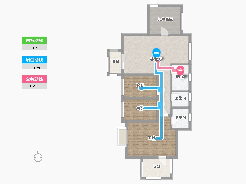 广东省-深圳市-翠枫豪园-84.33-户型库-动静线