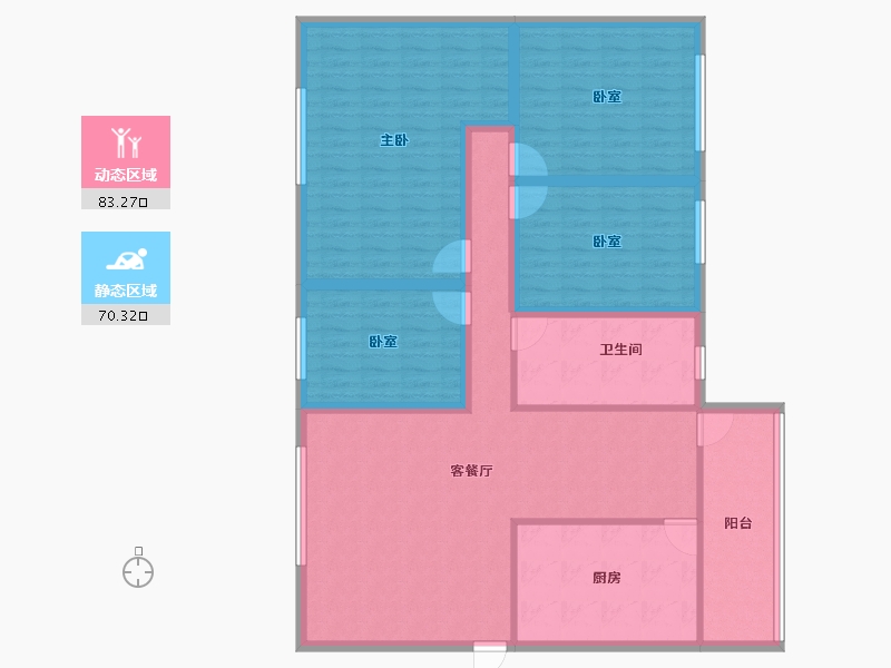 广东省-深圳市-欧景城-138.91-户型库-动静分区