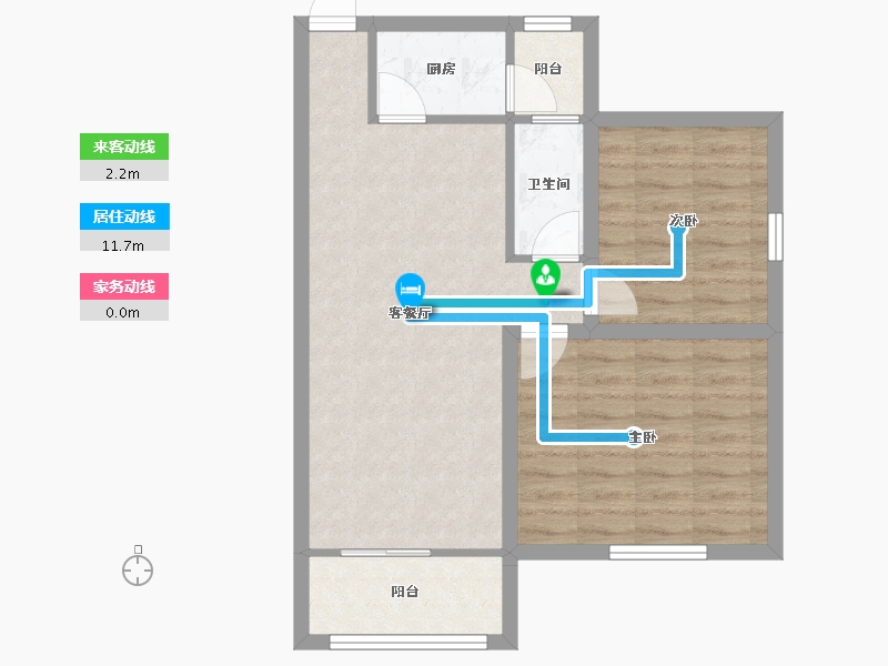 广东省-深圳市-豪业华庭-63.08-户型库-动静线