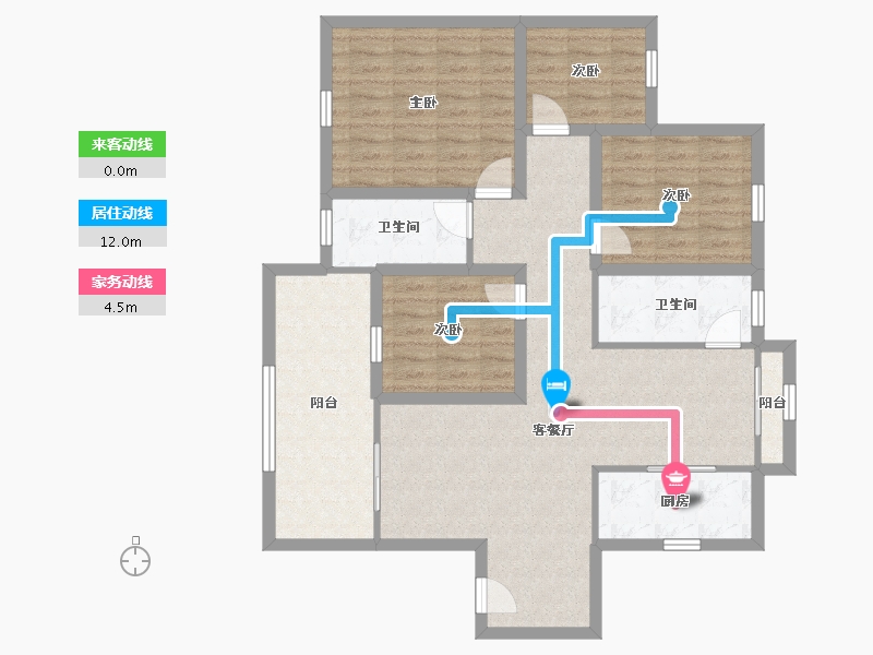 广东省-深圳市-阅山华府-103.46-户型库-动静线