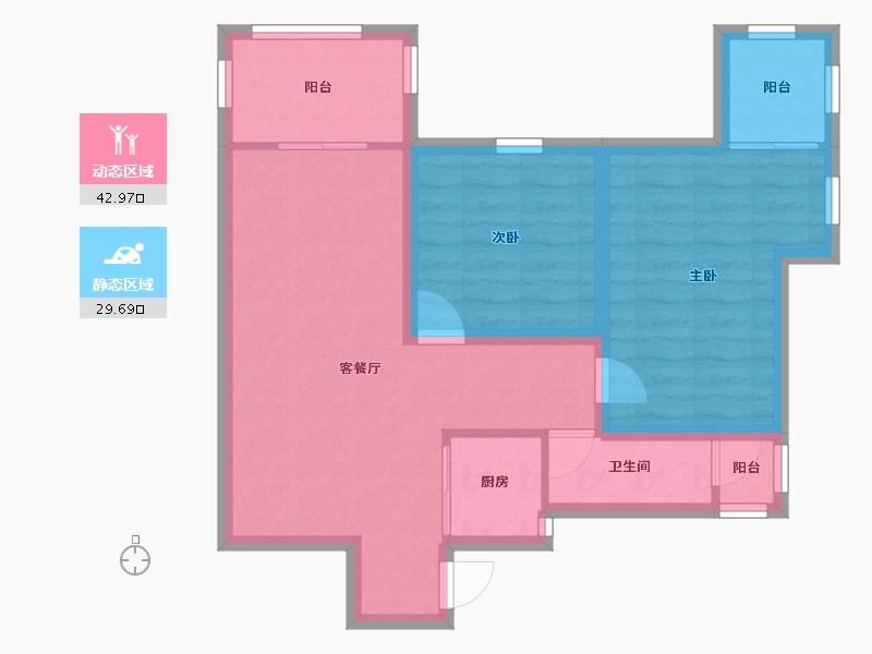 广东省-深圳市-风临洲-64.20-户型库-动静分区