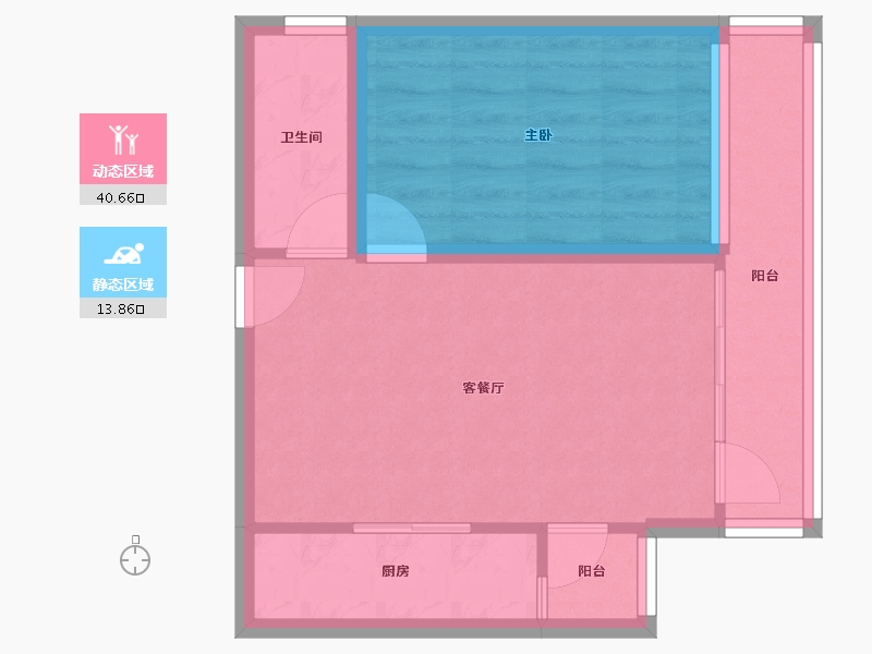 广东省-深圳市-莱蒙水榭春天五期-48.34-户型库-动静分区