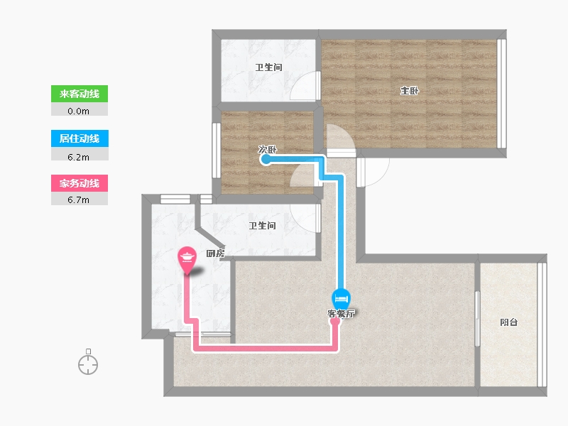 广东省-深圳市-兴华路2号(星航华府)-67.90-户型库-动静线