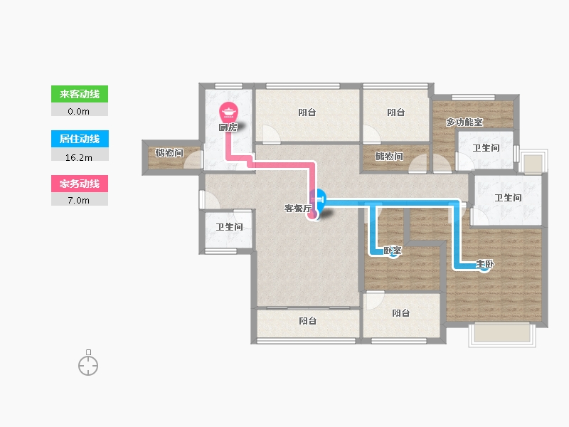 广东省-深圳市-星河盛世-126.46-户型库-动静线