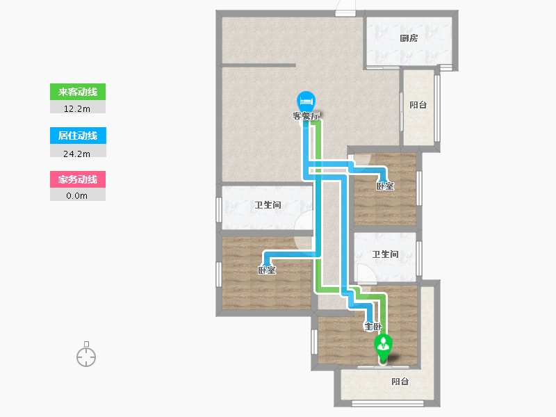 广东省-深圳市-城投七里香榭-99.33-户型库-动静线