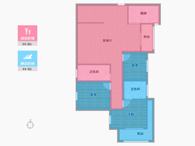 广东省-深圳市-城投七里香榭-99.33-户型库-动静分区