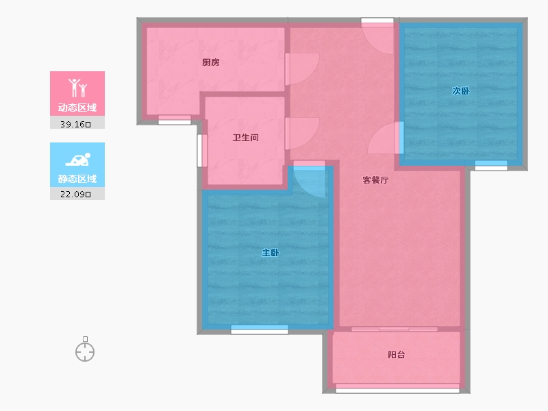 广东省-深圳市-梅龙苑-53.93-户型库-动静分区