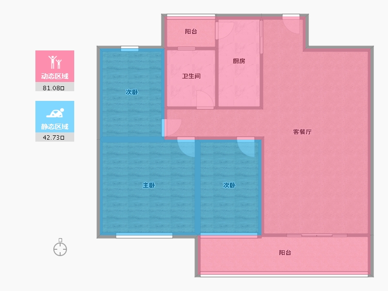 广东省-深圳市-梅龙阁-112.13-户型库-动静分区