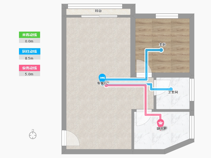 黑龙江省-鹤岗市-宝能太古城北区-41.22-户型库-动静线