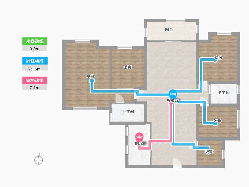 广东省-深圳市-星河盛世-134.65-户型库-动静线