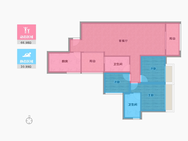 广东省-深圳市-全盛紫悦龙庭-87.54-户型库-动静分区