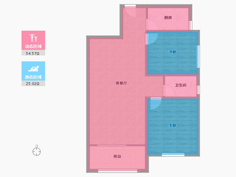 广东省-深圳市-梅龙苑-71.19-户型库-动静分区