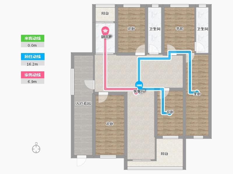 广东省-深圳市-锦绣江南一二三期-117.36-户型库-动静线