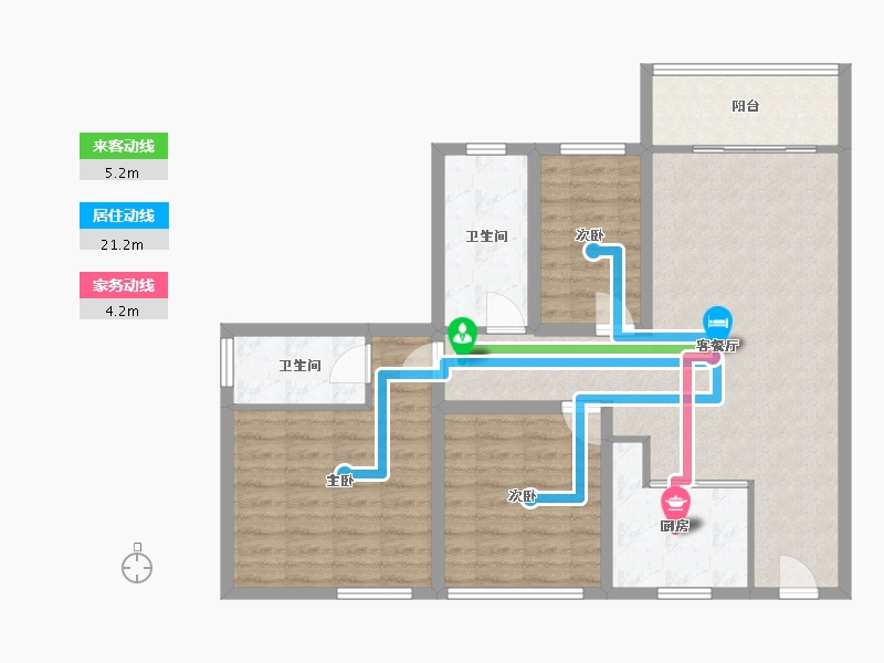 广东省-深圳市-欧景城-91.40-户型库-动静线