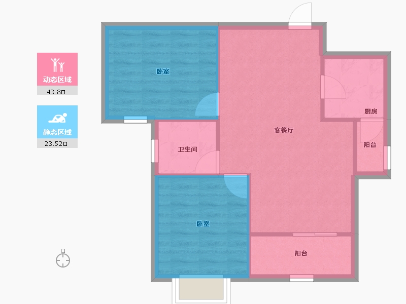 广东省-深圳市-悠山美地家园-61.18-户型库-动静分区