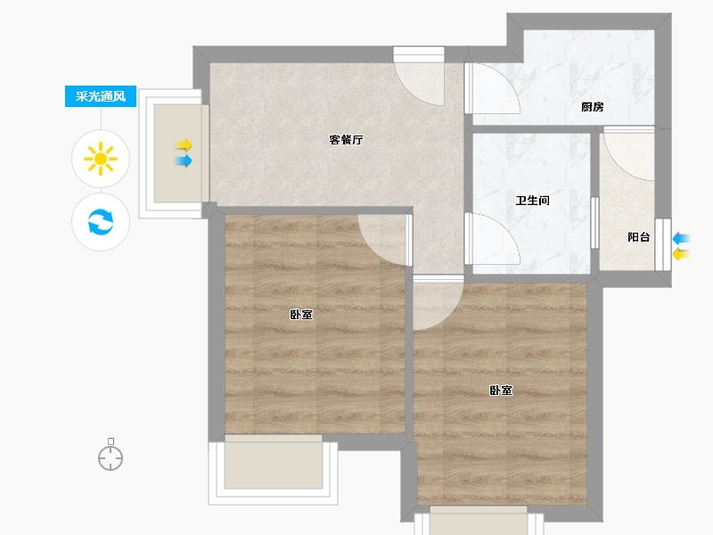 广东省-深圳市-星河盛世-38.09-户型库-采光通风