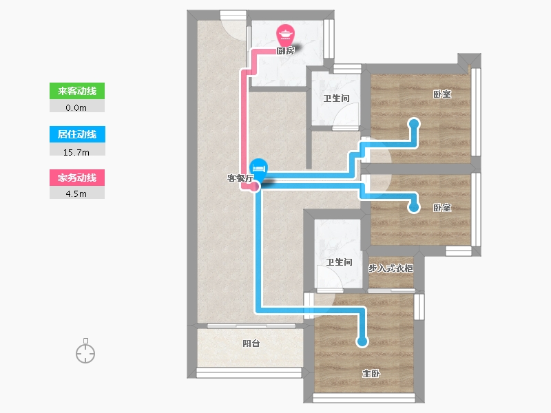 广东省-深圳市-世纪华庭-44.99-户型库-动静线