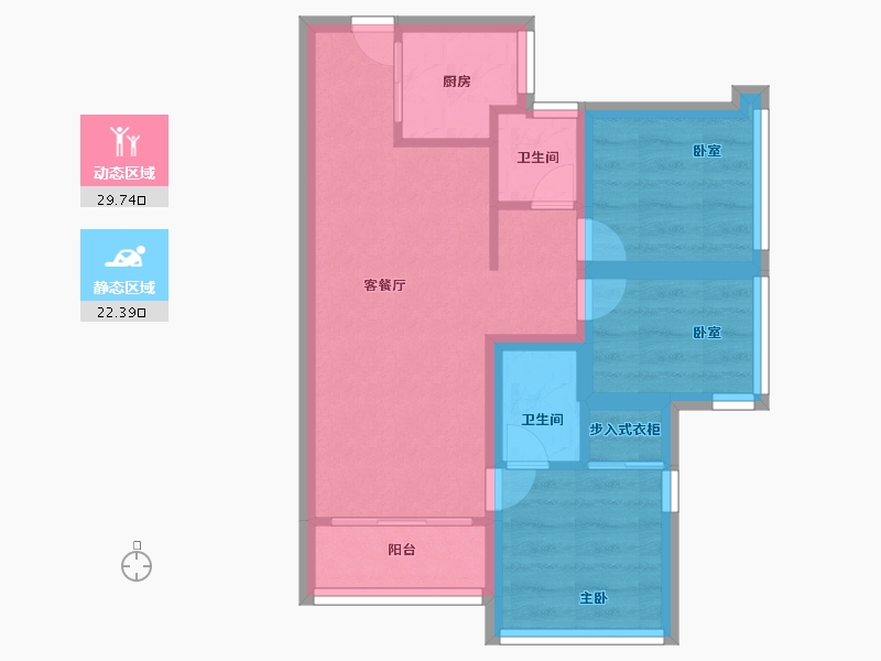 广东省-深圳市-世纪华庭-44.99-户型库-动静分区