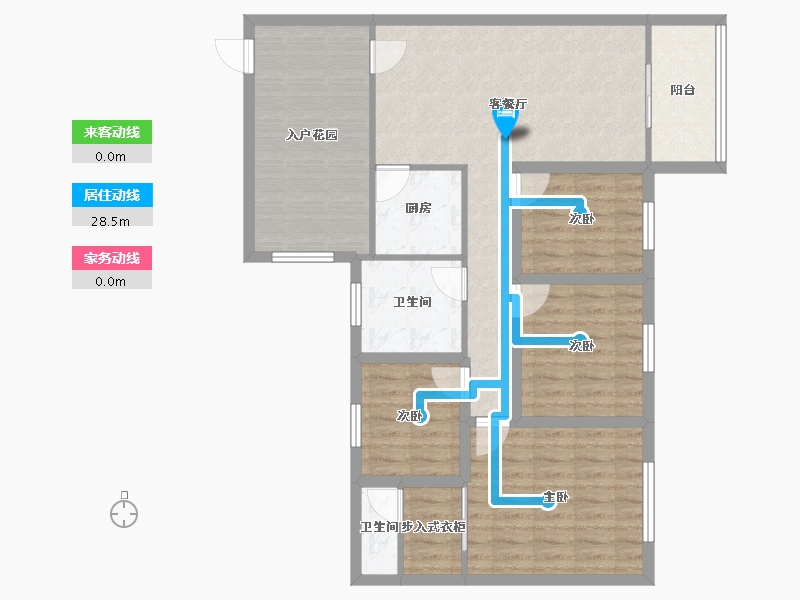 广东省-深圳市-清湖宝湖居-97.25-户型库-动静线