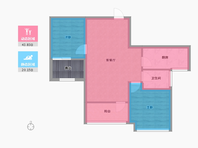 广东省-深圳市-融湖中心城(一期)-60.78-户型库-动静分区