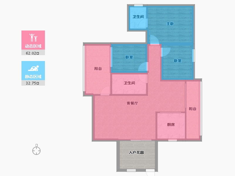 广东省-深圳市-城投七里香榭-92.17-户型库-动静分区