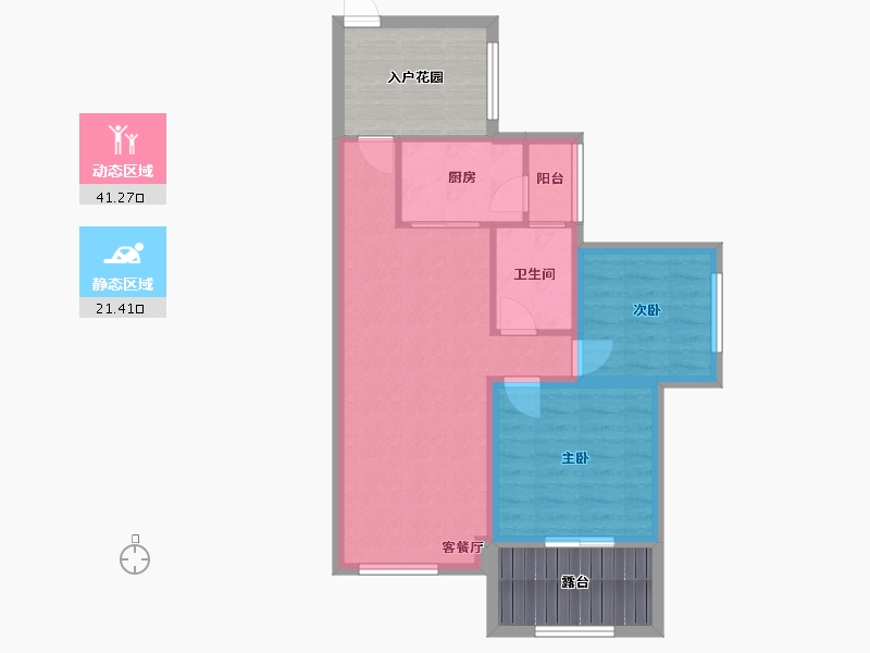 广东省-深圳市-卓能雅苑-69.58-户型库-动静分区