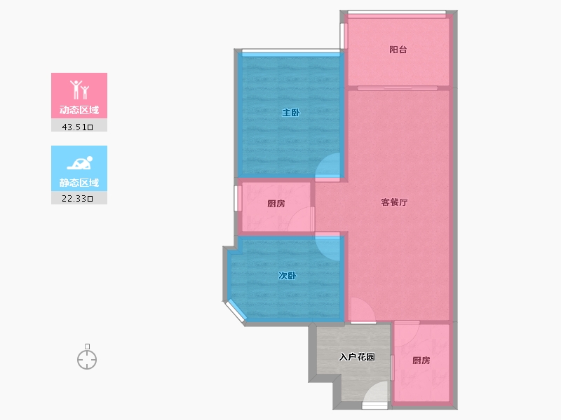 广东省-深圳市-梅龙阁-63.77-户型库-动静分区