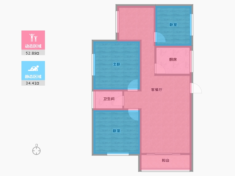 广东省-深圳市-金亨利都荟首府-77.48-户型库-动静分区