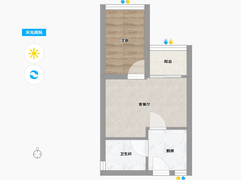 广东省-深圳市-万科公园里-24.29-户型库-采光通风