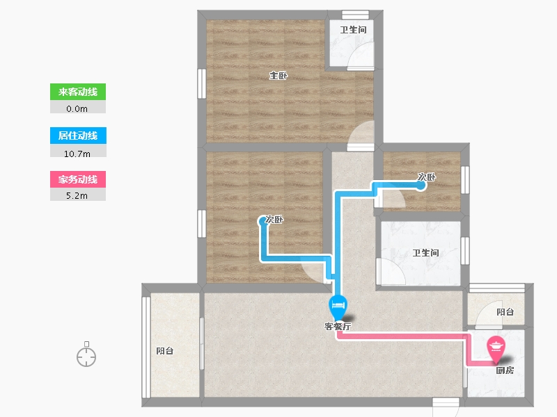 广东省-深圳市-中海怡瑞山居-68.00-户型库-动静线